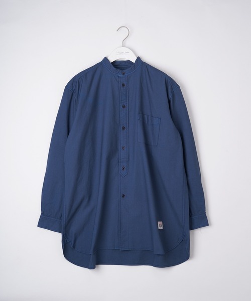 CIAOPANIC TYPY（チャオパニックティピー）の「オックス裏起毛 バンドカラーオーバーシャツ（シャツ/ブラウス・メンズ・ブラック/オフホワイト/ブルー/サンドベージュ・SMALL/MEDIUM/LARGE）」の18枚目の写真