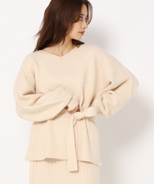 mysty woman(ミスティウーマン)の「マルチWAYニットセットアップ 257999(セットアップ・レディース・アイボリー/モカ/チャコール・FREE)」の10枚目の写真