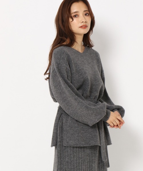 mysty woman(ミスティウーマン)の「マルチWAYニットセットアップ 257999(セットアップ・レディース・アイボリー/モカ/チャコール・FREE)」の12枚目の写真