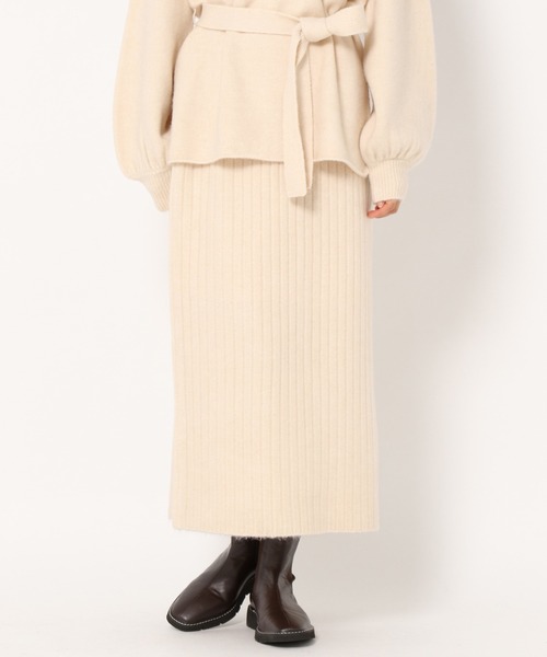 mysty woman(ミスティウーマン)の「マルチWAYニットセットアップ 257999(セットアップ・レディース・アイボリー/モカ/チャコール・FREE)」の14枚目の写真