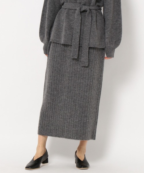 mysty woman(ミスティウーマン)の「マルチWAYニットセットアップ 257999(セットアップ・レディース・アイボリー/モカ/チャコール・FREE)」の15枚目の写真