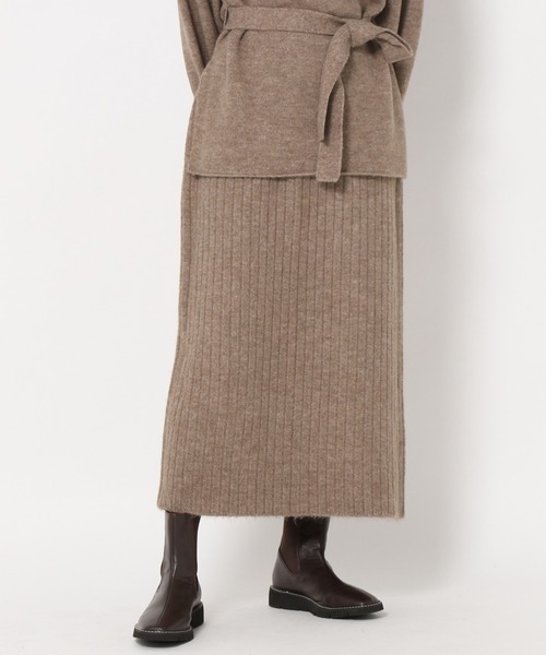 mysty woman(ミスティウーマン)の「マルチWAYニットセットアップ 257999(セットアップ・レディース・アイボリー/モカ/チャコール・FREE)」の16枚目の写真