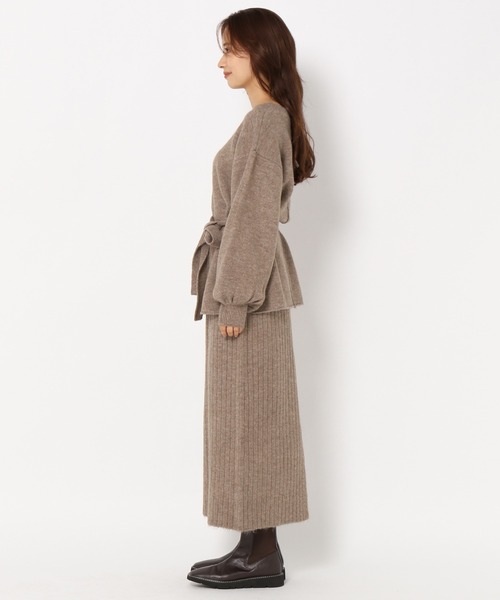 mysty woman(ミスティウーマン)の「マルチWAYニットセットアップ 257999(セットアップ・レディース・アイボリー/モカ/チャコール・FREE)」の18枚目の写真