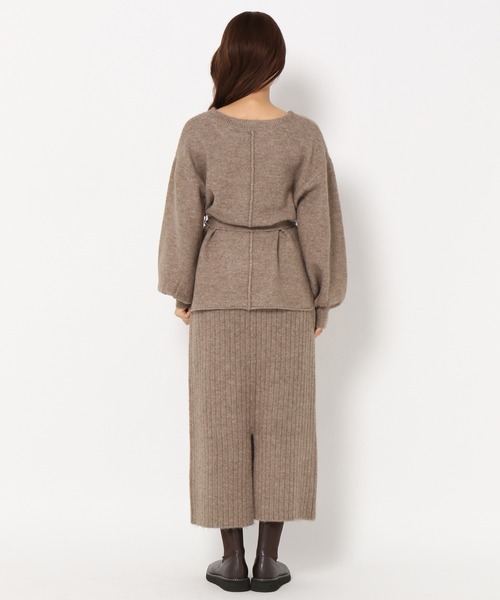 mysty woman(ミスティウーマン)の「マルチWAYニットセットアップ 257999(セットアップ・レディース・アイボリー/モカ/チャコール・FREE)」の19枚目の写真