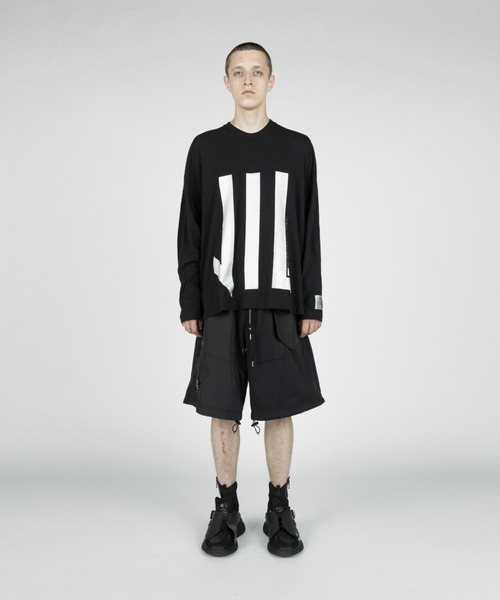 NILoS(ニルズ)の「Nilos/ニルズ/ワイドハーフパンツ(780PAM9)(その他パンツ・メンズ・ブラック・3/1/2)」の11枚目の写真