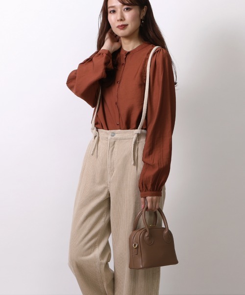 SELECT LEVERY(セレクトリベリー)の「(Emma)コーデュロイサス付ワイドパンツ(その他パンツ・レディース・グレー/ブラウン/グリーン/アイボリー・LARGE/MEDIUM)」の18枚目の写真