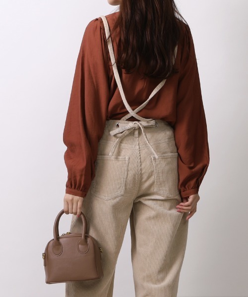SELECT LEVERY(セレクトリベリー)の「(Emma)コーデュロイサス付ワイドパンツ(その他パンツ・レディース・グレー/ブラウン/グリーン/アイボリー・LARGE/MEDIUM)」の11枚目の写真