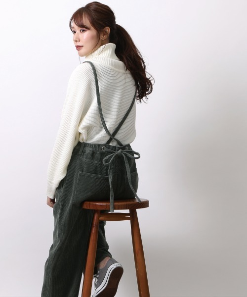 SELECT LEVERY(セレクトリベリー)の「(Emma)コーデュロイサス付ワイドパンツ(その他パンツ・レディース・グレー/ブラウン/グリーン/アイボリー・LARGE/MEDIUM)」の13枚目の写真