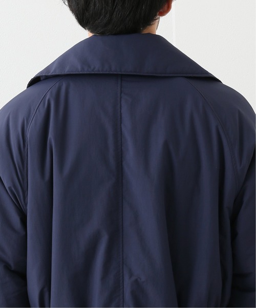 417 EDIFICE（フォーワンセブンエディフィス）の「ALTEX ナカワタショールコート（ステンカラーコート・メンズ・ブラック/ネイビー・SMALL/MEDIUM/LARGE）」の9枚目の写真