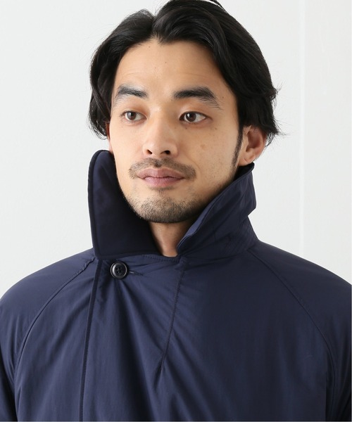 417 EDIFICE（フォーワンセブンエディフィス）の「ALTEX ナカワタショールコート（ステンカラーコート・メンズ・ブラック/ネイビー・SMALL/MEDIUM/LARGE）」の18枚目の写真