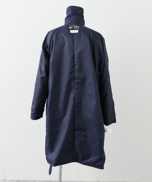 417 EDIFICE（フォーワンセブンエディフィス）の「ALTEX ナカワタショールコート（ステンカラーコート・メンズ・ブラック/ネイビー・SMALL/MEDIUM/LARGE）」の13枚目の写真
