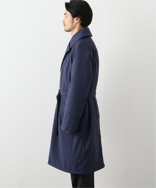 417 EDIFICE（フォーワンセブンエディフィス）の「ALTEX ナカワタショールコート（ステンカラーコート・メンズ・ブラック/ネイビー・SMALL/MEDIUM/LARGE）」の6枚目の写真