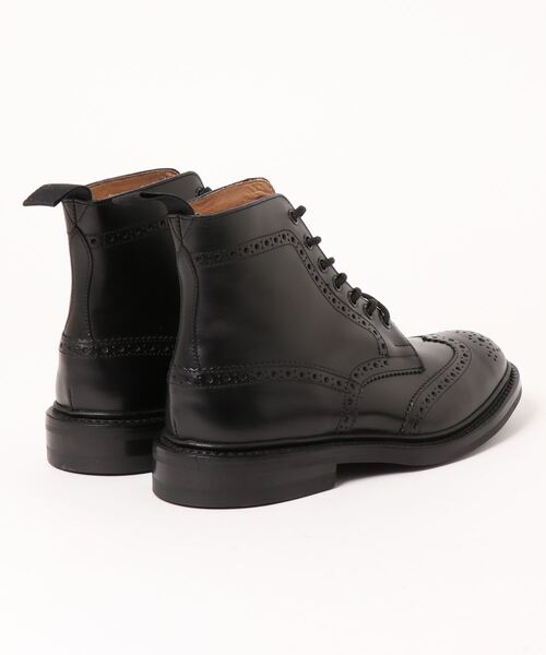 around the shoes(アラウンドザシューズ)の「トリッカーズ/TRICKER'S カントリーブーツ モールトン/MALTON(ブーツ・メンズ・ブラック/アッシュブラウン・8.5/9.5/7.5/10)」の4枚目の写真
