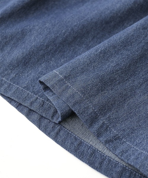 osharewalker（オシャレウォーカー）の「【廃盤】『サイドプリーツ切替デニムスカート』（デニムスカート・レディース・ブルー・FREE）」の21枚目の写真