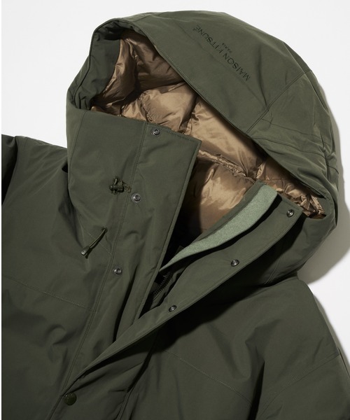 Maison Kitsune（メゾンキツネ）の「DOWN PARKA（ダウンジャケット/コート・メンズ・オリーブ・S/M/XS/L/XL）」の4枚目の写真