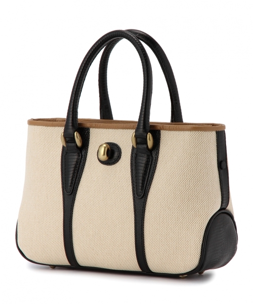 UNITED ARROWS(ユナイテッドアローズ)の「<TOFF&LOADSTONE(トフアンドロードストーン)>ハイエンドCVSミニバッグ†(ボストンバッグ・レディース・Black・フリ-)」の3枚目の写真