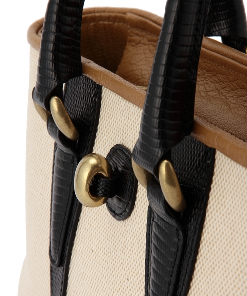 UNITED ARROWS(ユナイテッドアローズ)の「<TOFF&LOADSTONE(トフアンドロードストーン)>ハイエンドCVSミニバッグ†(ボストンバッグ・レディース・Black・フリ-)」の5枚目の写真