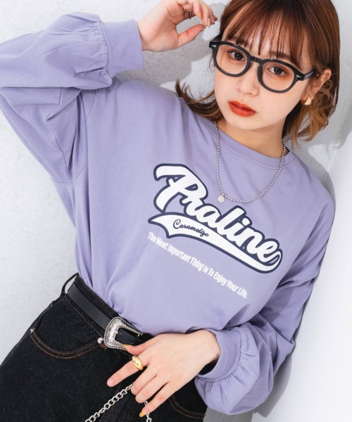 nemne store（ネンネストア）の「アソートプリントロンT（Tシャツ/カットソー・レディース・ホワイト系その他/ブルー系その他/ホワイト系その他2/ホワイト系その他3/ホワイト系その他4/ホワイト系その他5/ホワイト系その他6・フリー）」の7枚目の写真
