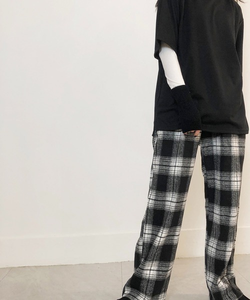 me+em select（ミームセレクト）の「フィンガーレス ニット手袋（手袋・レディース・ブラック/ベージュ/グレー/アイボリー・FREE）」の17枚目の写真