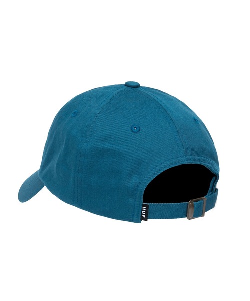 HUF（ハフ）の「ESSENTIALS TT LOGO CV 6 PANEL / HUF キャップ（キャップ・メンズ・ブラック/ブルー系その他・O/S）」の3枚目の写真