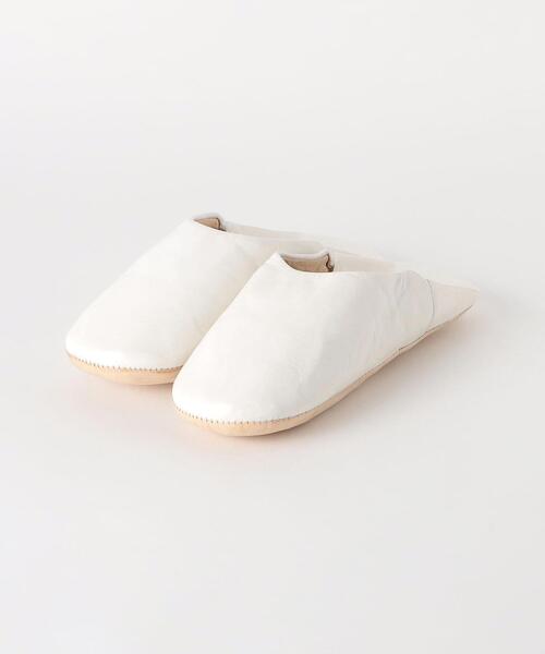 Fatima morocco（ファティマモロッコ）の「＜Fatima Morocco＞シンプル バブーシュ（ルームシューズ/スリッパ・レディース・ホワイト/モカ/ブラック・FREE）」の5枚目の写真