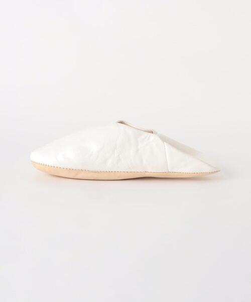 Fatima morocco（ファティマモロッコ）の「＜Fatima Morocco＞シンプル バブーシュ（ルームシューズ/スリッパ・レディース・ホワイト/モカ/ブラック・FREE）」の6枚目の写真