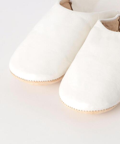 Fatima morocco（ファティマモロッコ）の「＜Fatima Morocco＞シンプル バブーシュ（ルームシューズ/スリッパ・レディース・ホワイト/モカ/ブラック・FREE）」の9枚目の写真