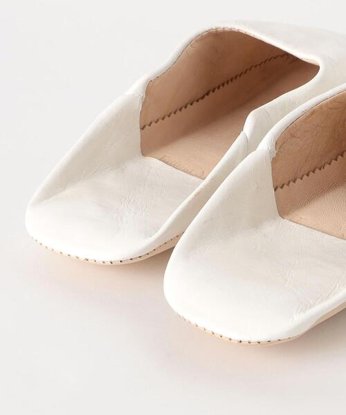 Fatima morocco（ファティマモロッコ）の「＜Fatima Morocco＞シンプル バブーシュ（ルームシューズ/スリッパ・レディース・ホワイト/モカ/ブラック・FREE）」の10枚目の写真