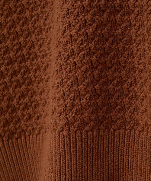 CLANE（クラネ）の「KNIT VEST（ベスト・レディース・グリーン/アイボリー/ブラウン・1/2）」の22枚目の写真