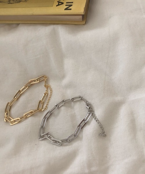 marjour(マージュール)の「CHAIN BRACELET(ブレスレット・レディース・シルバー/ゴールド・FREE)」の1枚目の写真