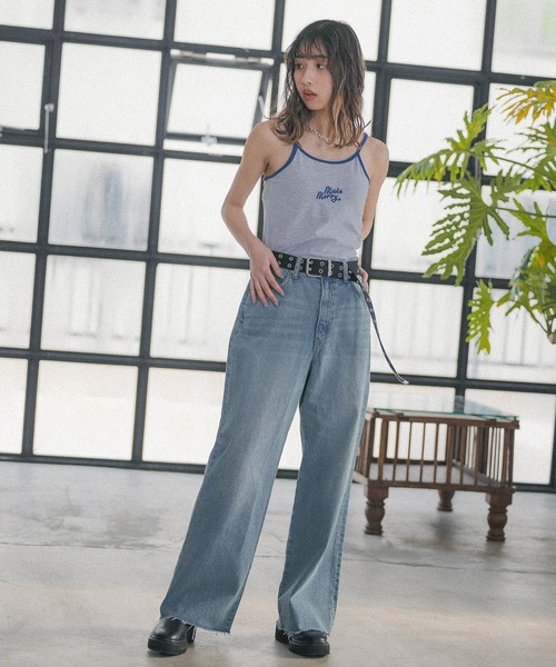 PBLIM（ページボーイリム）の「【PAGEBOYLIM】カラーパイピングカップ付きキャミ（キャミソール・レディース・ホワイト系その他/ブラック系その他/グレー系その他・FREE）」の12枚目の写真