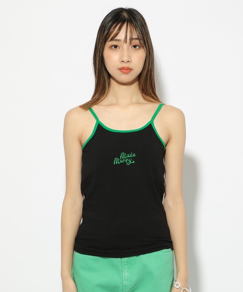 PBLIM（ページボーイリム）の「【PAGEBOYLIM】カラーパイピングカップ付きキャミ（キャミソール・レディース・ホワイト系その他/ブラック系その他/グレー系その他・FREE）」の21枚目の写真