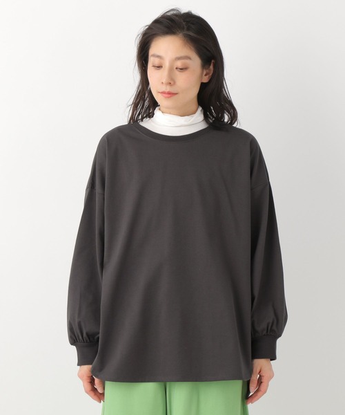 LEPSIM(レプシィム)の「オーバースリットソデパフプルオーバー 259274(Tシャツ/カットソー・レディース・グレー/オフホワイト/ブルー/ライトグリーン・FREE)」の13枚目の写真