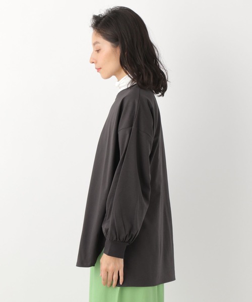 LEPSIM(レプシィム)の「オーバースリットソデパフプルオーバー 259274(Tシャツ/カットソー・レディース・グレー/オフホワイト/ブルー/ライトグリーン・FREE)」の14枚目の写真