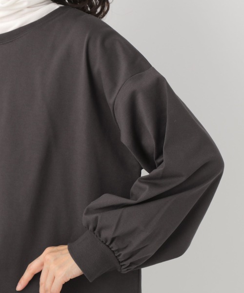 LEPSIM(レプシィム)の「オーバースリットソデパフプルオーバー 259274(Tシャツ/カットソー・レディース・グレー/オフホワイト/ブルー/ライトグリーン・FREE)」の17枚目の写真