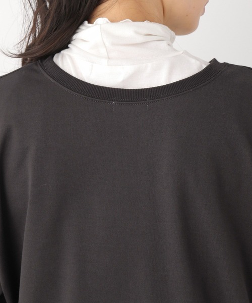 LEPSIM(レプシィム)の「オーバースリットソデパフプルオーバー 259274(Tシャツ/カットソー・レディース・グレー/オフホワイト/ブルー/ライトグリーン・FREE)」の19枚目の写真