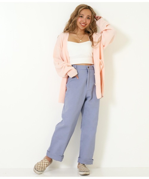 anap mimpi（アナップミンピ）の「ツイルカラーストレートパンツ（その他パンツ・レディース・ピンク/ミント/ラベンダー・FREE）」の17枚目の写真