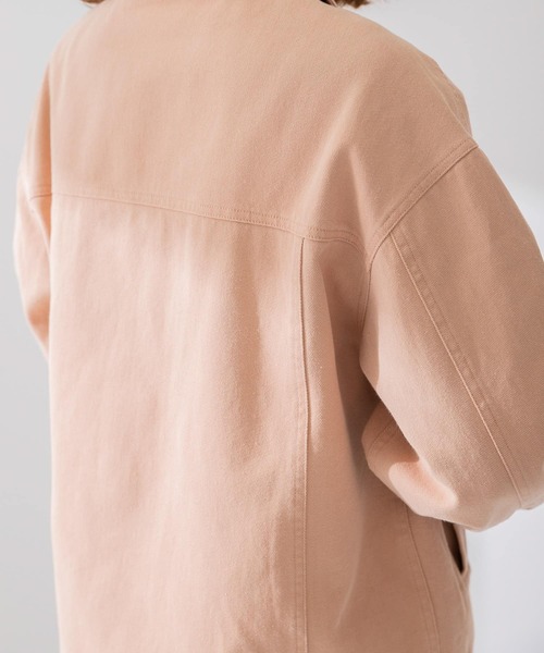 URBAN RESEARCH Sonny Label（アーバンリサーチサニーレーベル）の「カラーシャツジャケット（その他アウター・レディース・ライトグレー/ベージュ/ピンク・FREE）」の22枚目の写真