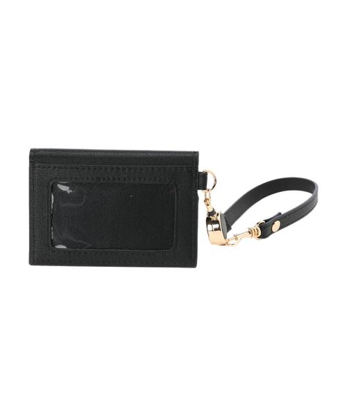 Maison de FLEUR（メゾンドフルール）の「リール付きビジューカードポケットパスケース（パスケース・レディース・ブラック/ピンク/ラベンダー・FREE）」の9枚目の写真