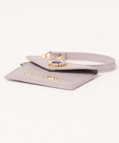 メゾンドフルールボリス・バーバラカードケースセット Maison de FLEUR RIBBON CARD CASE BOOK GRAYISH BLUE (宝島社