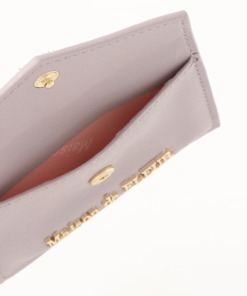 Maison de FLEUR（メゾンドフルール）の「リール付きビジューカードポケットパスケース（パスケース・レディース・ブラック/ピンク/ラベンダー・FREE）」の16枚目の写真