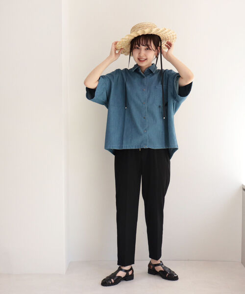 fredy emue(フレディエミュ)の「スラブタンブラー テーパードパンツ【3サイズ展開】(その他パンツ・レディース・イエロー/ブルー/ベージュ/ブラック・36/34/38)」の18枚目の写真