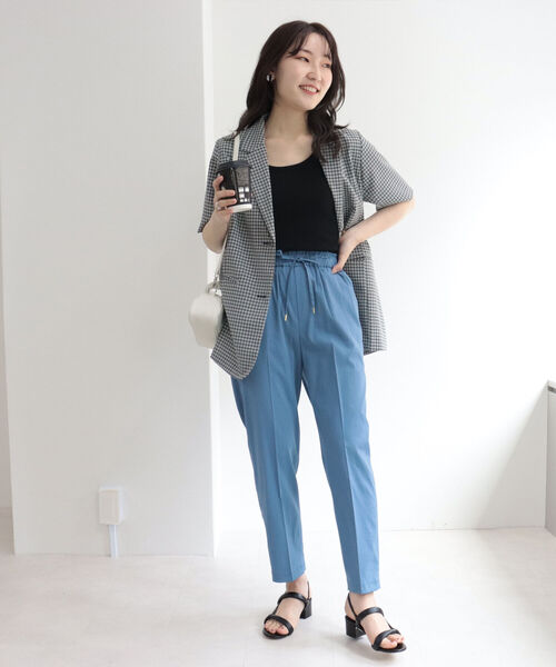 fredy emue(フレディエミュ)の「スラブタンブラー テーパードパンツ【3サイズ展開】(その他パンツ・レディース・イエロー/ブルー/ベージュ/ブラック・36/34/38)」の10枚目の写真