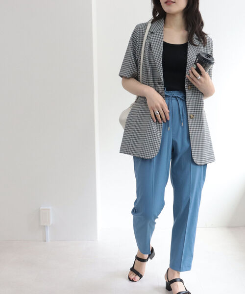 fredy emue(フレディエミュ)の「スラブタンブラー テーパードパンツ【3サイズ展開】(その他パンツ・レディース・イエロー/ブルー/ベージュ/ブラック・36/34/38)」の9枚目の写真