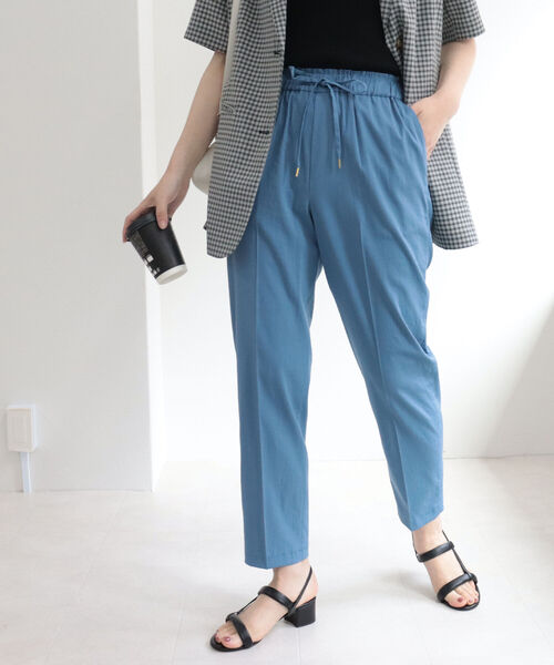 fredy emue(フレディエミュ)の「スラブタンブラー テーパードパンツ【3サイズ展開】(その他パンツ・レディース・イエロー/ブルー/ベージュ/ブラック・36/34/38)」の5枚目の写真