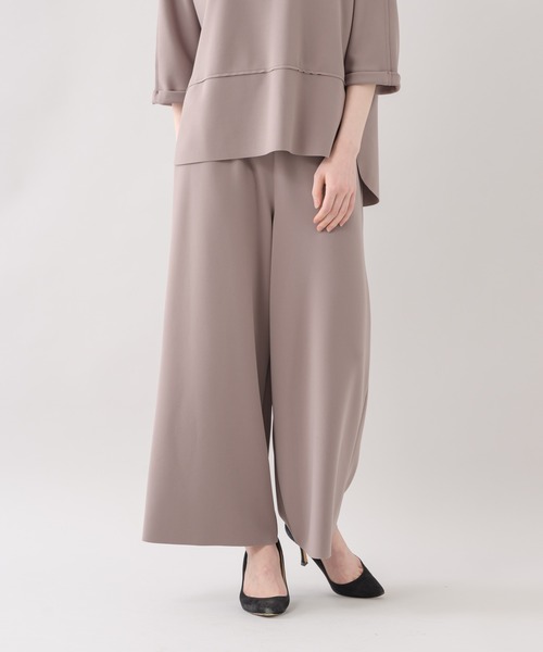 malla（マーラ）の「malla アクアジャージーパンツ（その他パンツ・レディース・ブラック/ベージュ・FREE）」の13枚目の写真