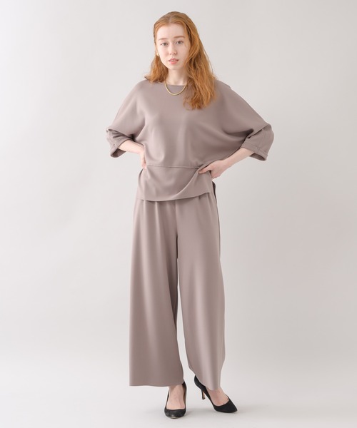 malla（マーラ）の「malla アクアジャージーパンツ（その他パンツ・レディース・ブラック/ベージュ・FREE）」の11枚目の写真