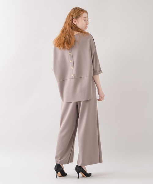 malla（マーラ）の「malla アクアジャージーパンツ（その他パンツ・レディース・ブラック/ベージュ・FREE）」の12枚目の写真