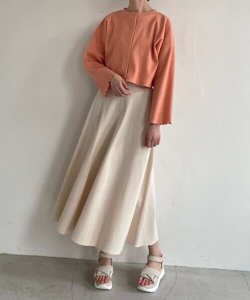 MAJESTIC LEGON（マジェスティックレゴン）の「2wayフレアスカート（スカート・レディース・イエロー/ブルー/アイボリー・SMALL/MEDIUM）」の19枚目の写真