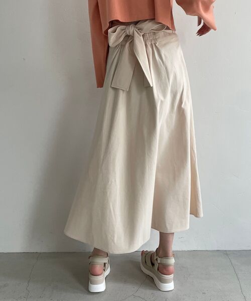 MAJESTIC LEGON（マジェスティックレゴン）の「2wayフレアスカート（スカート・レディース・イエロー/ブルー/アイボリー・SMALL/MEDIUM）」の8枚目の写真